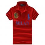 high neck t-shirt wholesale polo ralph lauren hommes 2013 italy cotton pl2205 milan red